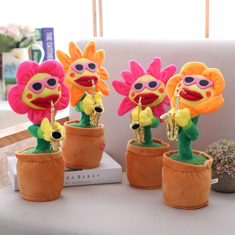 Small Music Baby Sunflower Sun Flower Enchanting Flower Saxophone Dancing And Singing Electric Magical Funny Gift
Small Music Baby Sunflower Sun Flower Enchanting Flower Saxophone Dancing And Singing Electric Magical Funny Gift