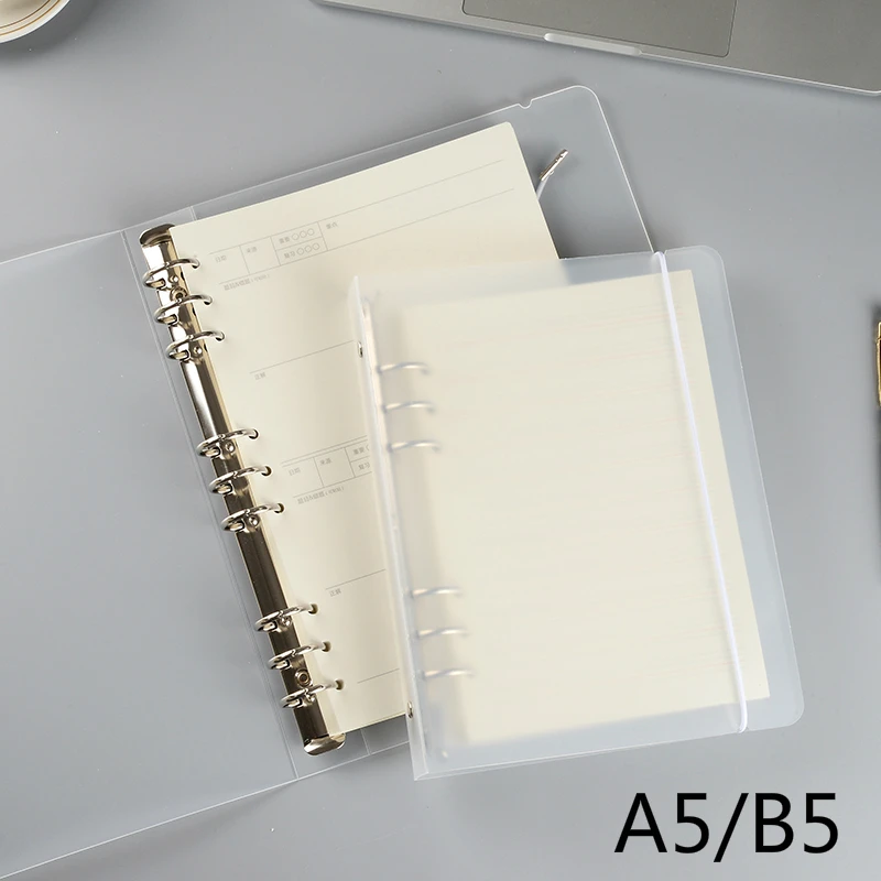 Translucent File Folder Note Book Loose Leaf Holder A5 B5 Notebook Diary Plan Binder Office School Supplies Ring Binder PP Bag
Translucent File Folder Note Book Loose Leaf Holder A5 B5 Notebook Diary Plan Binder Office School Supplies Ring Binder PP Bag