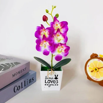 Artificial Butterfly Orchid Flower Plants In Pot Fake Artificial Potted Plant With Flowerpot Home Wedding Party Decor
Artificial Butterfly Orchid Flower Plants In Pot Fake Artificial Potted Plant With Flowerpot Home Wedding Party Decor
