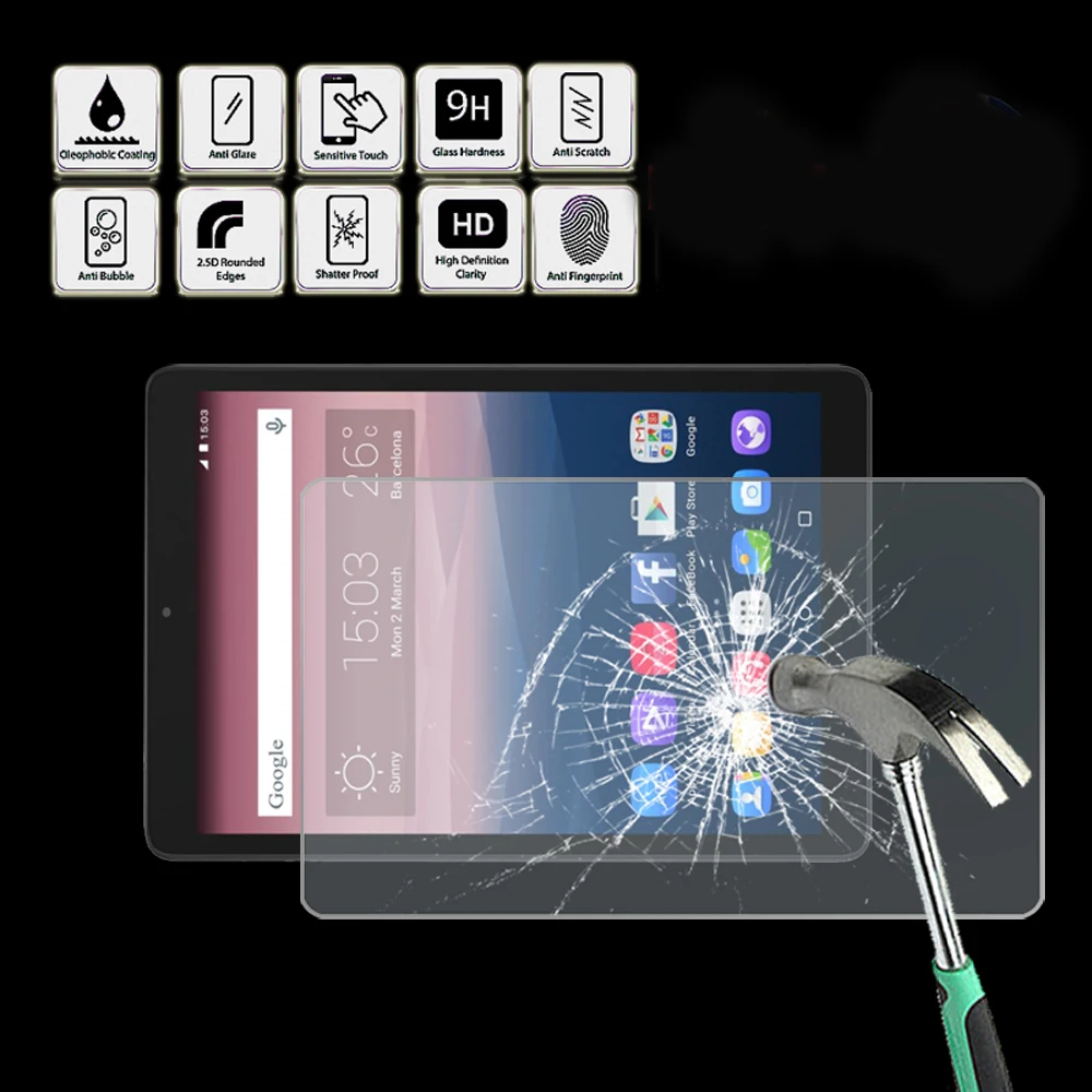 Tablet Tempered Glass Screen Protector Cover for Alcatel OneTouch Pixi 3 10 - Screen Film Protector Guard Cover
Tablet Tempered Glass Screen Protector Cover for Alcatel OneTouch Pixi 3 10 - Screen Film Protector Guard Cover