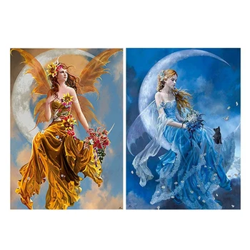 2 Pcs 5D DIY Diamond Painting Kit Embroidery Cross Stitch Kit Arts Home Wall Decor Craft (Orange+Blue)
2 Pcs 5D DIY Diamond Painting Kit Embroidery Cross Stitch Kit Arts Home Wall Decor Craft (Orange+Blue)