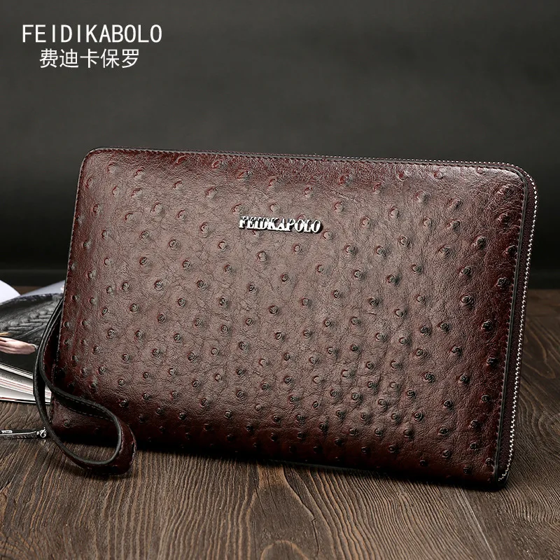 2019 Autumn And Winter New Style Men Bag Handbag PU Leather Business Clutch Bag Clutch Ostrich Grain Single Zipper Bag
2019 Autumn And Winter New Style Men Bag Handbag PU Leather Business Clutch Bag Clutch Ostrich Grain Single Zipper Bag