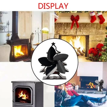 Christmas Tree Themed Heat Powered Stove Fan for Log Wood Burners 5 Blades Heater Stove Fan
Christmas Tree Themed Heat Powered Stove Fan for Log Wood Burners 5 Blades Heater Stove Fan