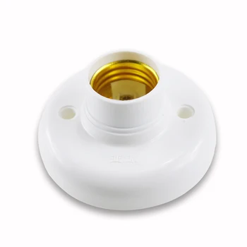 E27 Lamp Holder Round Bulbs Socket Bases Adapter Screw LED Light Fixing Fitting Socket Connector 1pcs JQ 
E27 Lamp Holder Round Bulbs Socket Bases Adapter Screw LED Light Fixing Fitting Socket Connector 1pcs JQ