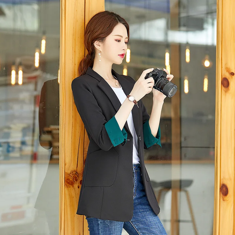 HJ1925 Mid-length Small Suit Autumn And Winter New Style One-Button Elegant Slim Fit Fashion Large Size Small Suit Coat Women's
HJ1925 Mid-length Small Suit Autumn And Winter New Style One-Button Elegant Slim Fit Fashion Large Size Small Suit Coat Women's