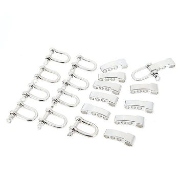 10Pcs Adjustable Stainless Steel U-Shaped Shackle For Paracord Bracelets Outdoor Camping Survival Rope Paracord Bracelets
10Pcs Adjustable Stainless Steel U-Shaped Shackle For Paracord Bracelets Outdoor Camping Survival Rope Paracord Bracelets