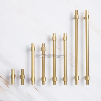 1PCS Pitch 0-192mm Light Luxury Solid Brass Furniture Handles T-Bar Gold Wardrobe Dresser Cupboard Cabinet Drawer Pulls GF273
1PCS Pitch 0-192mm Light Luxury Solid Brass Furniture Handles T-Bar Gold Wardrobe Dresser Cupboard Cabinet Drawer Pulls GF273