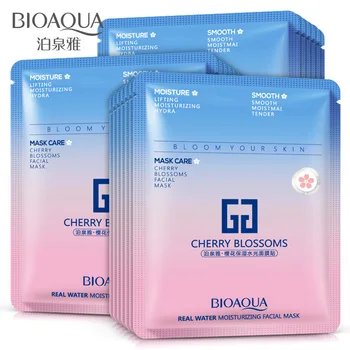BIOAQUA Cherry Blossoms Sakura Facial Mask moisturizing mask Silk Mask Firming Hydrating Paste Skin Care Cosmetics Water Sensing
BIOAQUA Cherry Blossoms Sakura Facial Mask moisturizing mask Silk Mask Firming Hydrating Paste Skin Care Cosmetics Water Sensing
