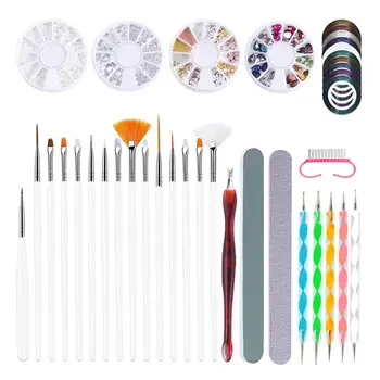 Complete Manicures Tool Kit Nail File Manicure Pen Set Professional Nail Brush Kit Colored Drawing Pen File Kit Nail Art Tool
Complete Manicures Tool Kit Nail File Manicure Pen Set Professional Nail Brush Kit Colored Drawing Pen File Kit Nail Art Tool