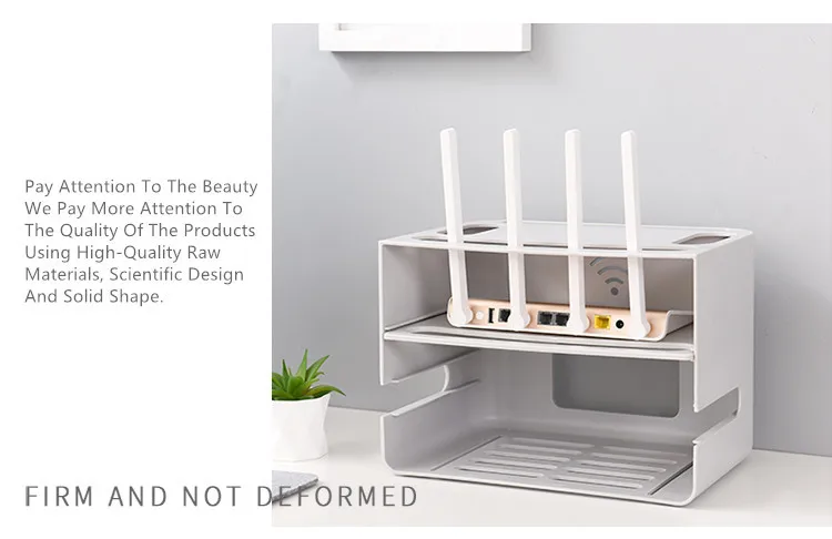Double Layers Drawer Type WIFI Router Storage Box 29 Double Layers Drawer Type WIFI Router Storage Box 19