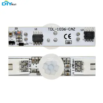 TDL-1036 Mini IR Infrared Motion Sensor Detector Switch LED PIR Automatic Lighting Switch Light Control Module DC5-36V
TDL-1036 Mini IR Infrared Motion Sensor Detector Switch LED PIR Automatic Lighting Switch Light Control Module DC5-36V