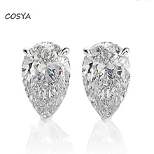 COSYA 100% 925 Sterling Silver White 5*8mm High Carbon Diamond Water Drop Fashion Anniversary Female Earrings Fine jewelry Gifts
COSYA 100% 925 Sterling Silver White 5*8mm High Carbon Diamond Water Drop Fashion Anniversary Female Earrings Fine jewelry Gifts