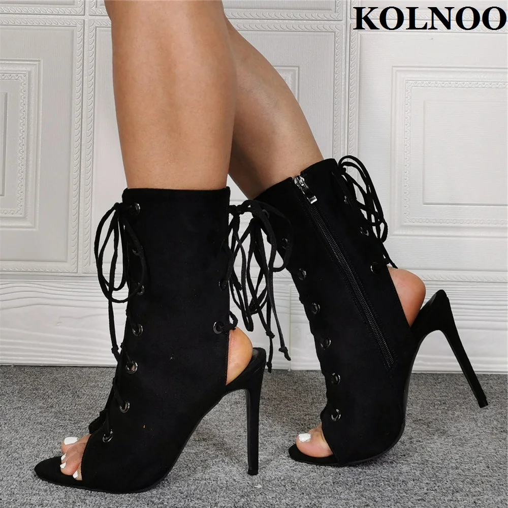 Kolnoo Handmade Womens High Heeled Pumps Cross Shoelace Slingback&Peep-toe Party Prom Dress Shoes Classic Evening Fashion Shoes
Kolnoo Handmade Womens High Heeled Pumps Cross Shoelace Slingback&Peep-toe Party Prom Dress Shoes Classic Evening Fashion Shoes