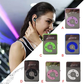 6 Colors Clamps MP3 Player Mini MP3 Player Supporting 8GB TF Card with USB Cable and Earphone
6 Colors Clamps MP3 Player Mini MP3 Player Supporting 8GB TF Card with USB Cable and Earphone