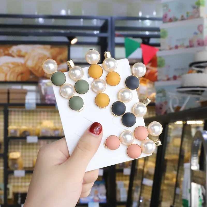 2pcs Spring Candy Scrub Bead Hairpin Sweet Imitiation Pearl Korean Hair Clips Fashion Hair Accessories for Women Beads Hairpins 
2pcs Spring Candy Scrub Bead Hairpin Sweet Imitiation Pearl Korean Hair Clips Fashion Hair Accessories for Women Beads Hairpins