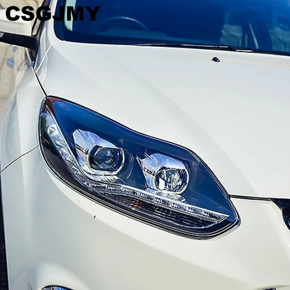 1Pair LED Head Lamp for Ford Focus 3 headlights 2012 2013 2014 Europe led guide light drl H7 hid Bi-Xenon Double Lens low beam 
1Pair LED Head Lamp for Ford Focus 3 headlights 2012 2013 2014 Europe led guide light drl H7 hid Bi-Xenon Double Lens low beam