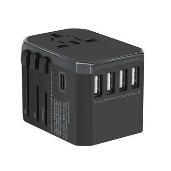 Universal Travel Power Adapter All in One Worldwide International Wall Charger Adaptor with 5.6A Smart Power USB and 3.0A USB Ty
Universal Travel Power Adapter All in One Worldwide International Wall Charger Adaptor with 5.6A Smart Power USB and 3.0A USB Ty