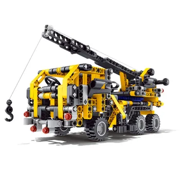 618Pcs Moc Engineering Truck Model Bricks Small Particle Building Blocks Vehicle Model Educational Toy Gift For Child Kid Adult
618Pcs Moc Engineering Truck Model Bricks Small Particle Building Blocks Vehicle Model Educational Toy Gift For Child Kid Adult