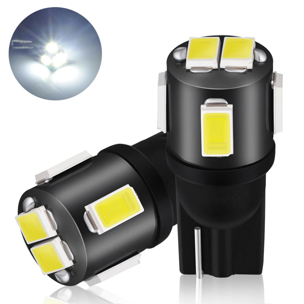 10pcs LED W5W T10 194 5630 SMD Wedge clearance light Bulb Auto for License plate reading car door trunk car lamp 12v 6000K White
10pcs LED W5W T10 194 5630 SMD Wedge clearance light Bulb Auto for License plate reading car door trunk car lamp 12v 6000K White