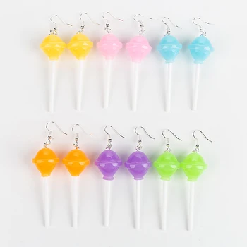1pair Women Earring Resin Candy Lollipop bff friendship Drop Earrings For Women Children Jewelry
1pair Women Earring Resin Candy Lollipop bff friendship Drop Earrings For Women Children Jewelry