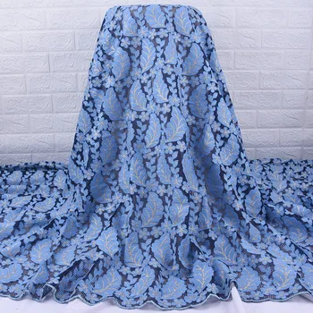 Zhenguiru Blue High Quality Guipure Cord Beautiful African Lace Fabric Mesh Bright Drill Nigerian Fabric For Women Party A1957 
Zhenguiru Blue High Quality Guipure Cord Beautiful African Lace Fabric Mesh Bright Drill Nigerian Fabric For Women Party A1957