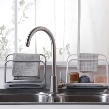 Rag Rack Kitchen Diatom Mud Sink Sponge Countertop Soap Storage Pool Storage Rack Drain Double-Layer Dishcloth Towel Rack
Rag Rack Kitchen Diatom Mud Sink Sponge Countertop Soap Storage Pool Storage Rack Drain Double-Layer Dishcloth Towel Rack
