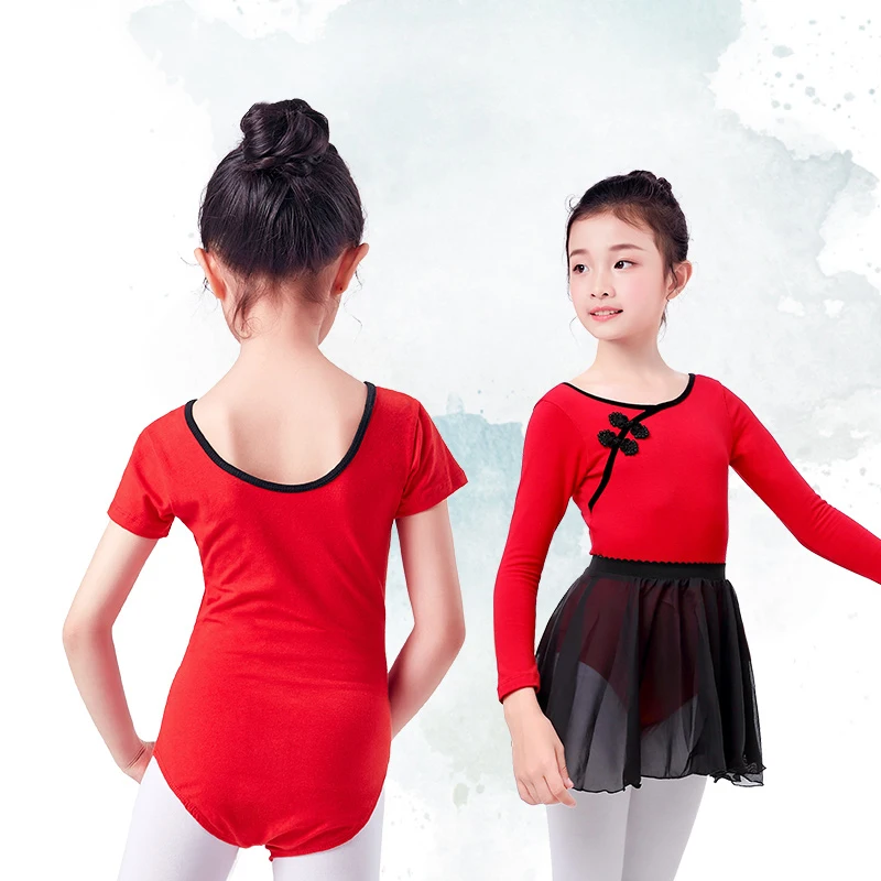 New Classical Style Mandarin Collar Ballet Dance Leotard Children Girls Kids Red Long Short Sleeve Leotard Dance Wear 
New Classical Style Mandarin Collar Ballet Dance Leotard Children Girls Kids Red Long Short Sleeve Leotard Dance Wear