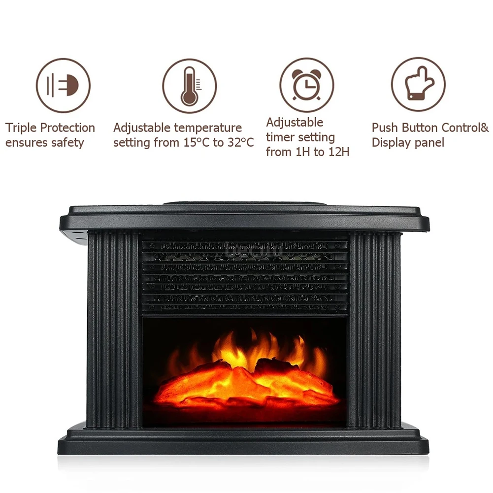 Generic 1000W Electric Fireplace Heater For Home Portablea Jumia Nigeria