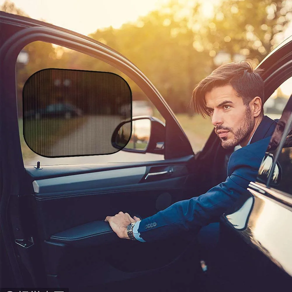 2PCS Sun Shade Cover Block Car Rear Window Side Sun Shade Cover Block Static Cling Visor Net Cloth Shield Screen #YL1
2PCS Sun Shade Cover Block Car Rear Window Side Sun Shade Cover Block Static Cling Visor Net Cloth Shield Screen #YL1