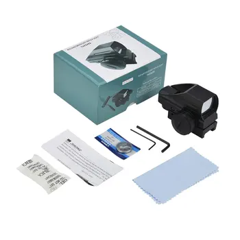 Tactical Rifle sight Hunting Rail Mount 20mm Reflex Red / Green Laser 4 Reticle Holographic Projected Dot Sight Scope
Tactical Rifle sight Hunting Rail Mount 20mm Reflex Red / Green Laser 4 Reticle Holographic Projected Dot Sight Scope