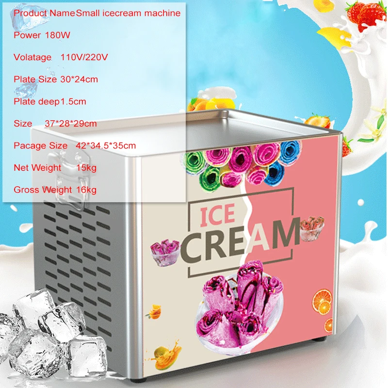 2021 Hot Items Fried Ice cream Roll Machine Home Using Stainless StellIce-cream Machinery
2021 Hot Items Fried Ice cream Roll Machine Home Using Stainless StellIce-cream Machinery