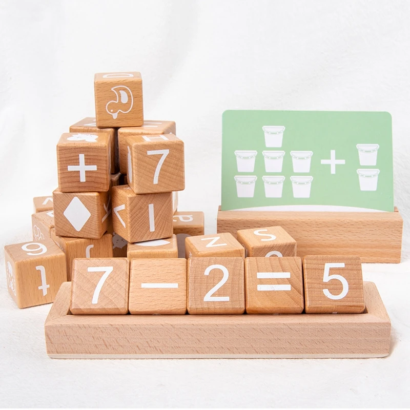 Children's Wooden Digital Building Block Toy Operation English Word Recognition Early Education Educational Toys Wooden Toy
Children's Wooden Digital Building Block Toy Operation English Word Recognition Early Education Educational Toys Wooden Toy