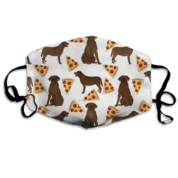 Chocolate Labrador Pizza Mouth Face Mask, Unique Anti Dust Face Mask Cover Mouth for Adults and Teens 
Chocolate Labrador Pizza Mouth Face Mask, Unique Anti Dust Face Mask Cover Mouth for Adults and Teens