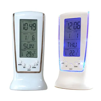 1x Digital Clock Student Mini Led Desk Mute Alarm Clock with Backlight Large Display Time Temperature Date Week Modern Plastic
1x Digital Clock Student Mini Led Desk Mute Alarm Clock with Backlight Large Display Time Temperature Date Week Modern Plastic