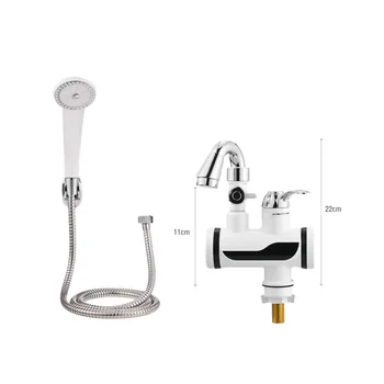 Cheapest Sink Faucet with Removable Shower Electric Head and Instant Hot Water Cold LED with Temperature Indicator EU Plug
Cheapest Sink Faucet with Removable Shower Electric Head and Instant Hot Water Cold LED with Temperature Indicator EU Plug