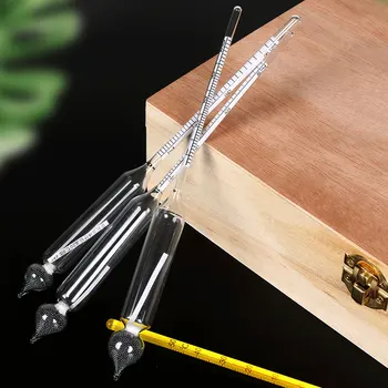 3 Pcs 0-100% Hydrometer Alcoholmeter Tester Set Alcohol Concentration Meter + Themometer Concentration Meters Tools
3 Pcs 0-100% Hydrometer Alcoholmeter Tester Set Alcohol Concentration Meter + Themometer Concentration Meters Tools