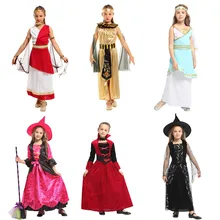 Girls Masquerade Egyptian Performance Costume Arabian Princess Dress Magic Lamp Suit Children's Mask Dance Party Witch Costume
Girls Masquerade Egyptian Performance Costume Arabian Princess Dress Magic Lamp Suit Children's Mask Dance Party Witch Costume