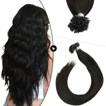 Ugeat Nail Tip Hair Extensions Human Hair Natural Black Color Hair #1B Hot Fusion Hair Extensions U Tip Hair Extensions 1g/1s
Ugeat Nail Tip Hair Extensions Human Hair Natural Black Color Hair #1B Hot Fusion Hair Extensions U Tip Hair Extensions 1g/1s
