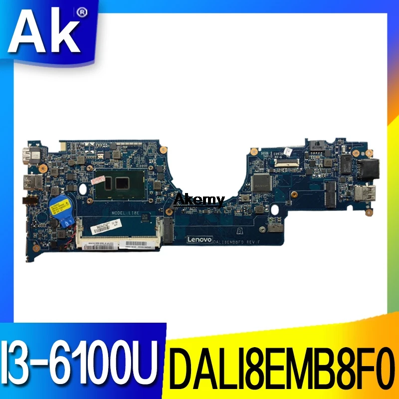 DALI8EMB8F0 FRU 01AV948 для Lenovo ThinkPad YOGA 11E материнская плата ноутбука SR2EU I3-6100U DDR3L |