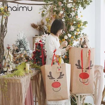 6pcs Super Large Gift Carrying Paper Bag Christmas Tree Decoration Bag Party Favor Packaging Gifts Candy Desserts Bags
6pcs Super Large Gift Carrying Paper Bag Christmas Tree Decoration Bag Party Favor Packaging Gifts Candy Desserts Bags