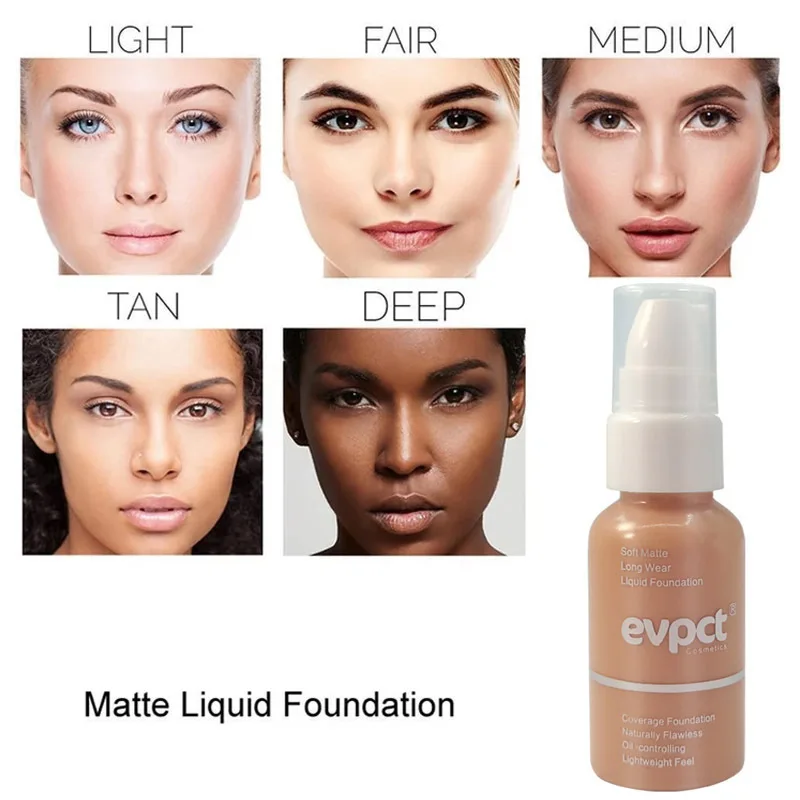 30Ml Matte Foundation Concealer Makeup Face Fundation Oil-Control Waterproof Concealer BB Cream
30Ml Matte Foundation Concealer Makeup Face Fundation Oil-Control Waterproof Concealer BB Cream