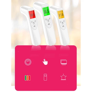 No-contact Touch IR Infrared Digital LCD Fever Forehead Thermometer Baby Adult Simple Operation
No-contact Touch IR Infrared Digital LCD Fever Forehead Thermometer Baby Adult Simple Operation