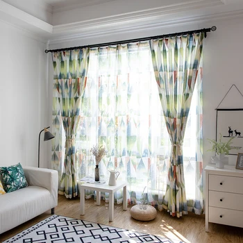 Green Geometric Colorful Curtain Window Bedroom Europe Linen Drape Printed Voile Sheer Fabric Shade Blinds M188&30
Green Geometric Colorful Curtain Window Bedroom Europe Linen Drape Printed Voile Sheer Fabric Shade Blinds M188&30