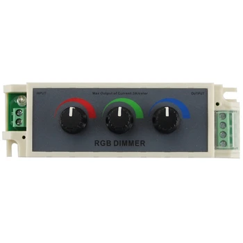 Dimmer RGB Knob Dimming LED Brightness and Darkness Adjustment Red, Green and Blue Three-Way Controller 12-24V
Dimmer RGB Knob Dimming LED Brightness and Darkness Adjustment Red, Green and Blue Three-Way Controller 12-24V