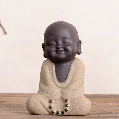 Ceramic small monk Buddha statues tea pet creative home furniture items small ornament home decoration landscape Ornament
Ceramic small monk Buddha statues tea pet creative home furniture items small ornament home decoration landscape Ornament