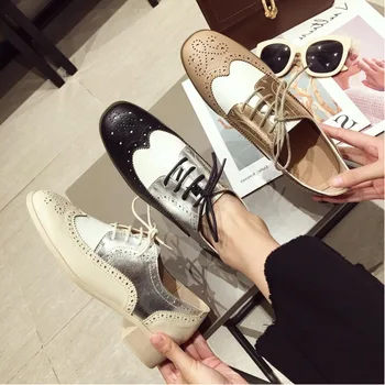 2020 Oxford Shoes For Women Fashion Designers Woman Genuine Leather British Style Loafers Vintage Women's Flats Casual Shoes 
2020 Oxford Shoes For Women Fashion Designers Woman Genuine Leather British Style Loafers Vintage Women's Flats Casual Shoes