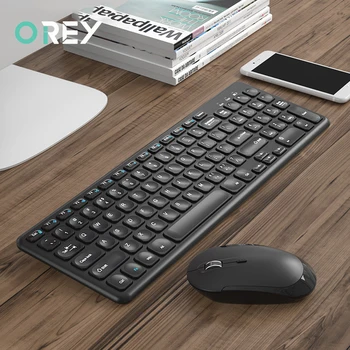 2.4G Wireless Keyboard Mouse Combo Protable Gaming Keyboard Slient Button Mini PC Gamer Keyboard Mouse Kits for Laptop Macbook
2.4G Wireless Keyboard Mouse Combo Protable Gaming Keyboard Slient Button Mini PC Gamer Keyboard Mouse Kits for Laptop Macbook