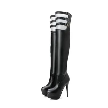 Sexy over the knee high boots women winter super high heels platform boots shoes party wedding shoes woman size 41 42 43
Sexy over the knee high boots women winter super high heels platform boots shoes party wedding shoes woman size 41 42 43