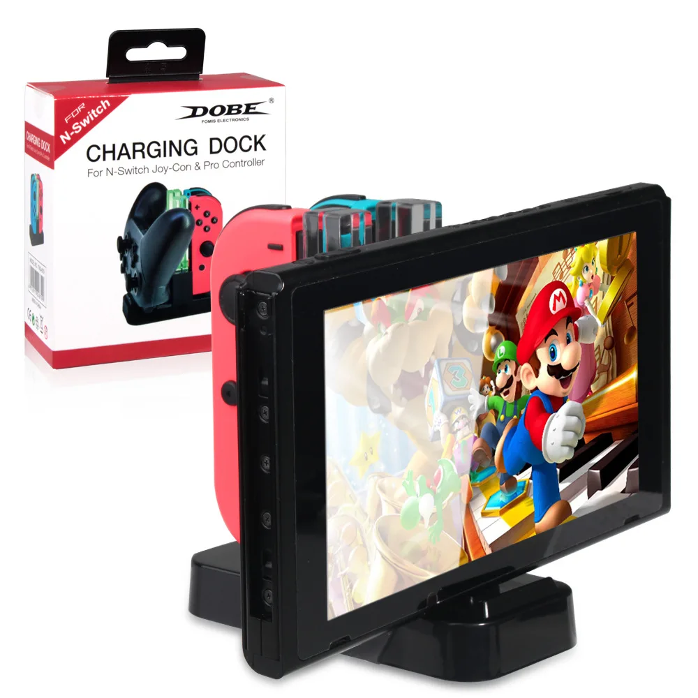 For Nintendo Switch Joy-Con Charger USB Charging Dock Stand For Pro Controller With LED Indication Charge 5 Charging Port
For Nintendo Switch Joy-Con Charger USB Charging Dock Stand For Pro Controller With LED Indication Charge 5 Charging Port
