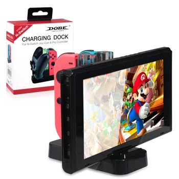 For Nintendo Switch Joy-Con Charger USB Charging Dock Stand For Pro Controller With LED Indication Charge 5 Charging Port 
For Nintendo Switch Joy-Con Charger USB Charging Dock Stand For Pro Controller With LED Indication Charge 5 Charging Port